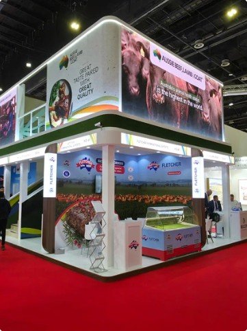 Aussie Pavilion exhibition stand, Dubai UAE